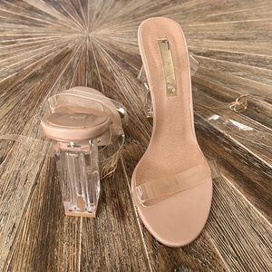 Bellini Clear Strap Heels